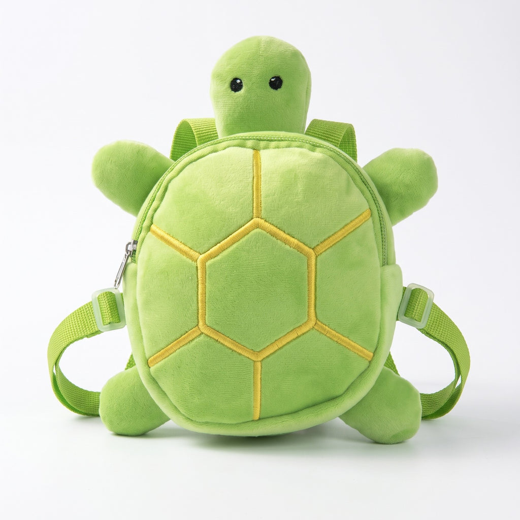 Green turtle backpack harness